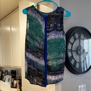 Multicolor Sleeveless Blouse